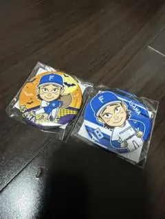 ファイターズ 缶バッジ ハロウィン 淺間大基