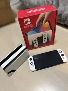【美品】Nintendo Switch 有機ELモデル ホワイト/ブラック