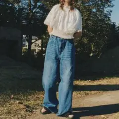 【完売品】LA BELLE ETUDE　ラベルエチュード　ワイドストレートデニム