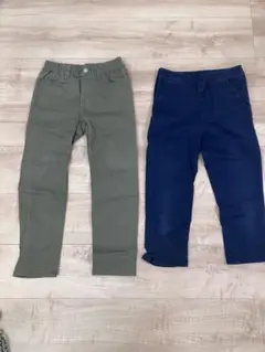 ユニクロ　パンツ カーキ・ネイビー　120