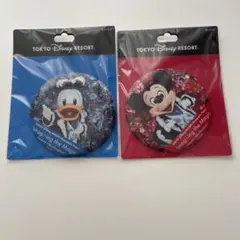 ディズニー イマジニング・ザ・マジック ミッキー ドナルド 缶バッジ 実写