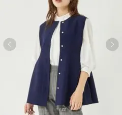 美品 Lounie 【Oggiコラボ】キーネックコンパクトジレ - メルカリ