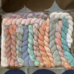 刺し子糸セット 多色 15本 M