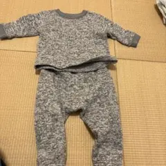 ベビーパジャマ グレー系 80サイズ