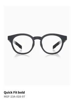 JINS Quick Fit bold ブラック メガネ
