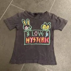 レア★初期vintage日本製ヒステリックミニ Tシャツ 100cm総柄うさぎ