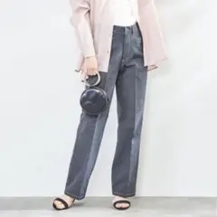 セール　美品　ジーパン　美脚　美尻　フレア　ハイウエスト　センターライン