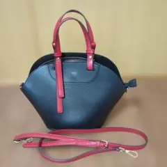 nano トートバッグ 黒/赤