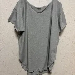 ユニクロ　エアリズム　半袖　Tシャツ グレー　M ヨガ　フィットネスのサムネイル