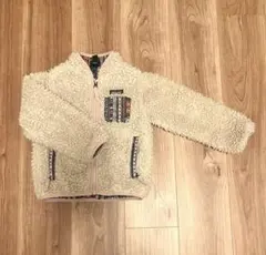 patagonia フリースジャケット 3T クリーム色