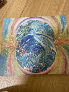 姫　開運絵画　❀四神ダブル八角フトマニ図❀flower 開運絵画 ダブル八角フトマニ図ローズ宇宙繋 - メルカリ
