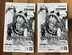 ワンピースカード世界最強の戦士 4周年プロモ 未開封4パックセット