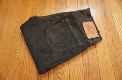 アメリカ製 Levi's リーバイス 501 ブラック W31 L34 先染め