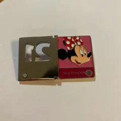 ディズニーピンバッジ　ディズニーランド　21周年　ミニー