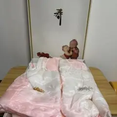 ベビー用 着物風 羽織＆ベストセット 90サイズ 和装 お祝い着