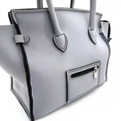 SAVE MY BAG ライトグレー ネオプレン素材 トートバッグ 極美品のサムネイル