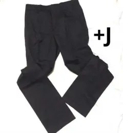 美品！UNIQLO +J スラックス ブラック パンツ ユニクロ
