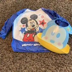 お食事エプロン　ミッキーマウスセット