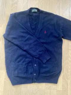 イーストボーイ　ネイビー Vネック スクールカーディガン　11号