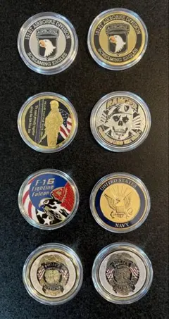 アメリカ軍　チャレンジ5枚セット アメリカ軍チャレンジコイン7枚セット - メルカリ