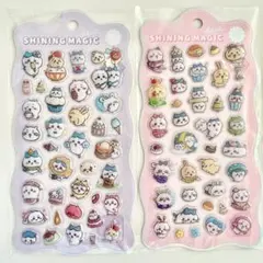 【ラス1！】ぷくぷくシール 立体シール 2枚セット まとめ売り キャラクター