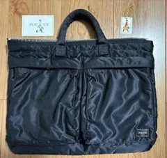 美品！PORTER ポーター タンカー ブリーフケース(S) 黒ビジネスバック