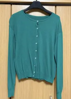 earth music&ecology グリーン カーディガン　Mサイズ