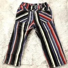 美品ストライプ柄パンツ90cm