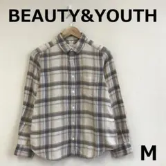値下　A0917A06【BEAUTY＆YOUTH】チェック柄シャツ