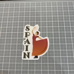 【K084】防水ステッカー　トラベル　旅行　スペイン　Spain フラメンコ