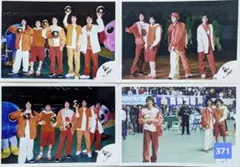 【4枚セット】嵐　集合、混合　公式写真(371)　春高バレー　旧嵐ロゴ
