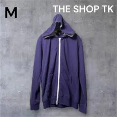 THESHOPTK パープル M 長袖 パーカー カジュアル ジップアップ 定番のサムネイル