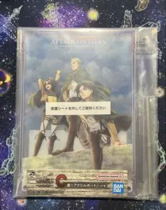 新品未開封　一番くじ　進撃の巨人　アクリルボード　壁の外の世界　c賞　リヴァイ