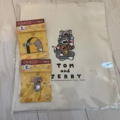 トムとジェリー　一番くじ　アクリルキーホルダー　トートバッグ