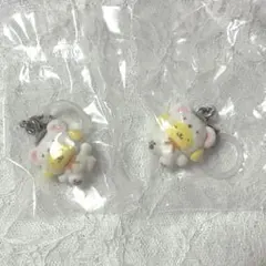 ポムポムプリン めじるし めじるしアクセサリー チャーム ふわふわスノー ガチャ