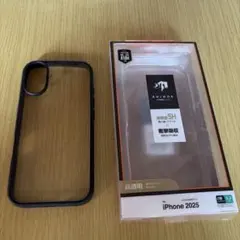 iPhone17用ケース 黒 ラスタバナナ