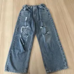 ダメージデニム 130