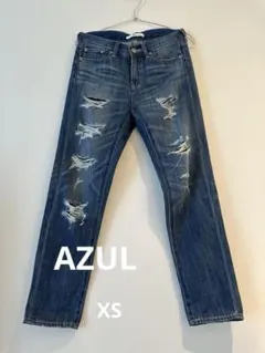 AZUL basic ダメージデニムパンツ XS