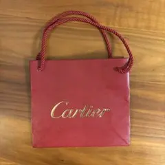 Cartier 赤 ショッパー