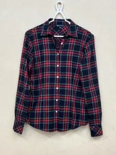 Brooks Brothers チェック柄長袖シャツレディース