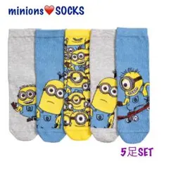 新入荷⭐️新品☆ミニオンズ 靴下5足セット