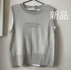 新品未使用 CECIL Mc Bee 重ね着 ベスト タンクトップ FREE