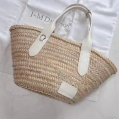 極美品✨J&M DAVIDSON かごバッグ トートバッグ ラフィアのサムネイル
