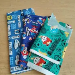【本日限定価格】コットン生地 はぎれ マリオ　ポケモン　新幹線