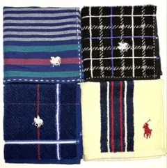 人気柄　POLO ラルフローレン BCS 手拭　汗拭　メンズ　タオル　ハンカチ
