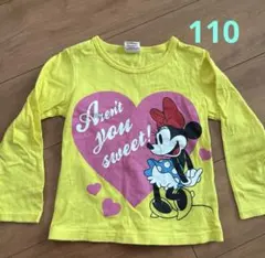 ディズニー　ミニーマウス　長袖　ロンt 110