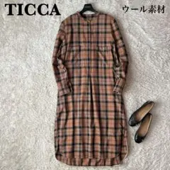 美品▲TICCAティッカ//ストライプ長袖シャツ ゆったり オレンジブラウン 楽天市場】TICCA （ ティッカ ）トップクラスのシャツ地を使用