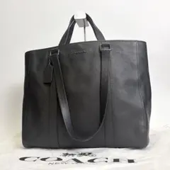 coachコーチ 2wayトートバッグ ダブルハンドル A4収納 ダークグリーン