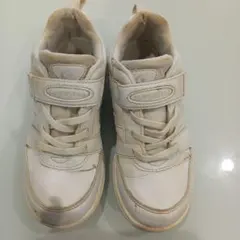 スーパースター　バネのチカラ　スニーカー　通学スニーカー　白　運動靴　20cm