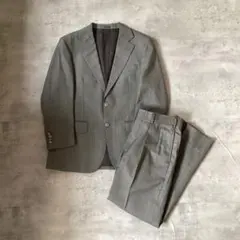極美品INDIVI インディヴィロロピアーナグレーパンツスーツ